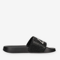 Sun 68 X36211-11NERO SLIPPERS STRASS LOGO Ciabatte nere da donna