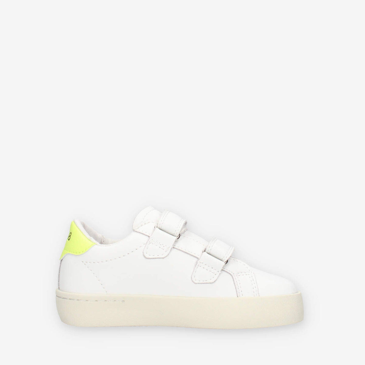 Sun 68 Z36338B0163BIANCO/GIALLO FLUO BOY'S STREET LEATHER (BABY)