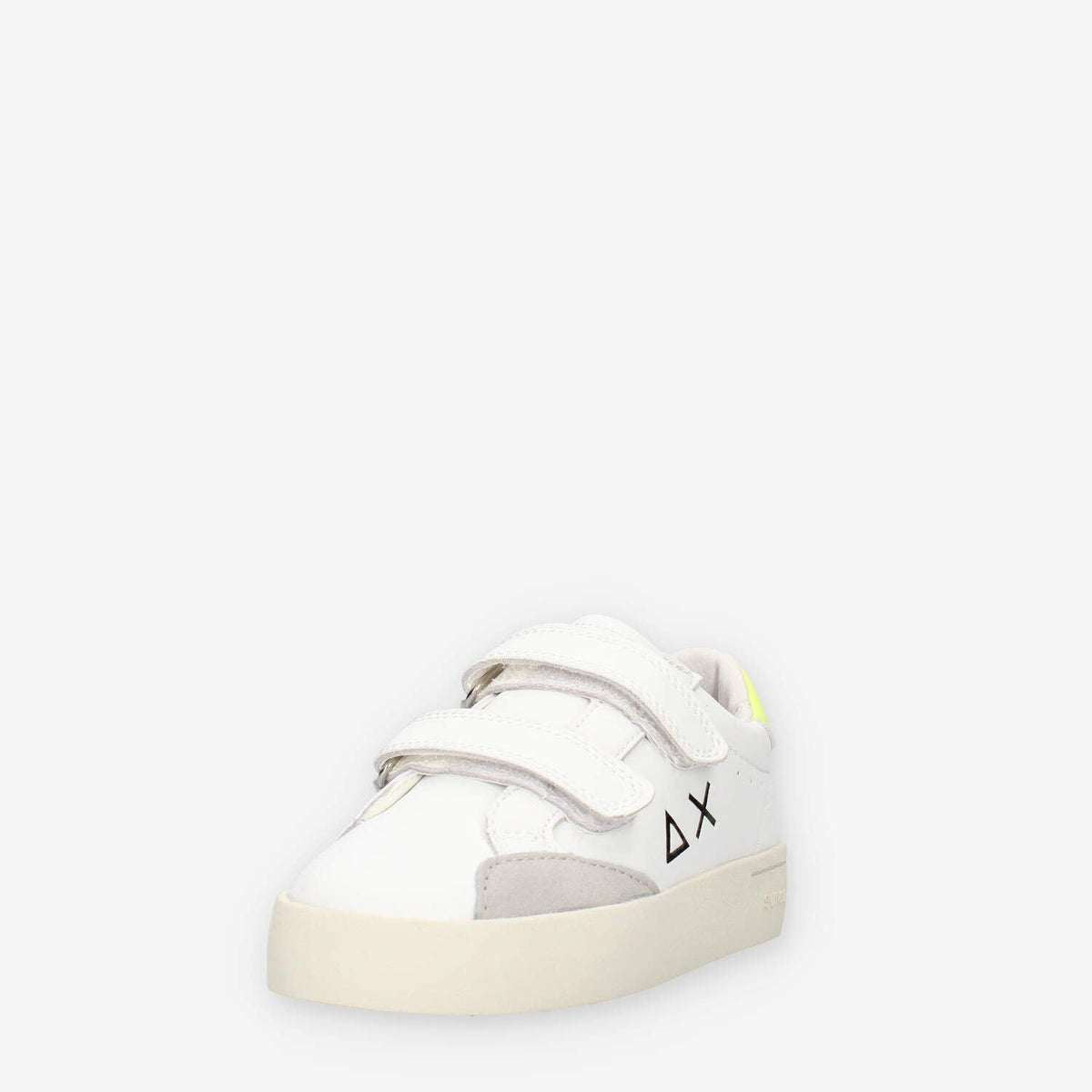 Sun 68 Z36338B0163BIANCO/GIALLO FLUO BOY'S STREET LEATHER (BABY)