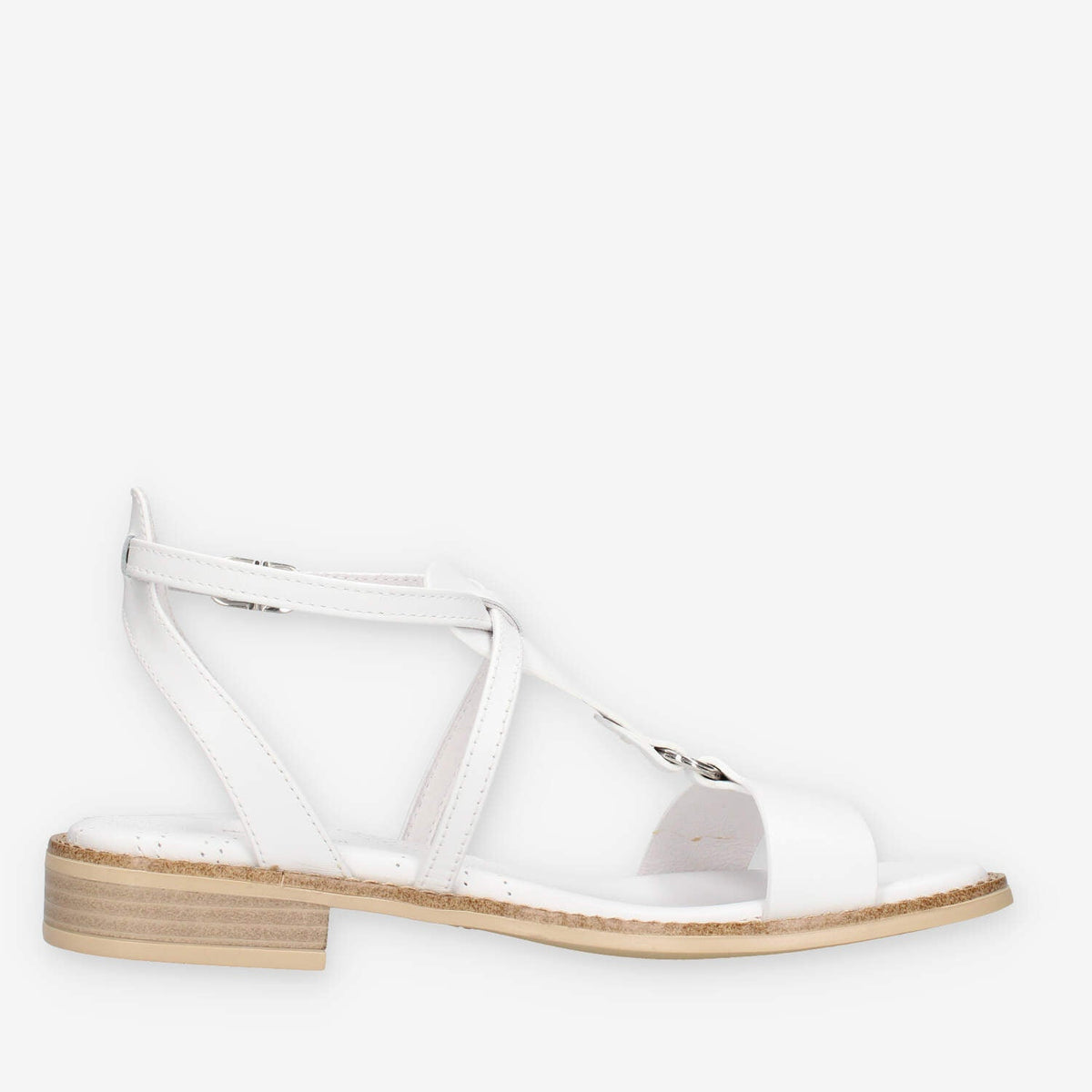 Nero Giardini E615895D-707 Sandali bianchi da donna