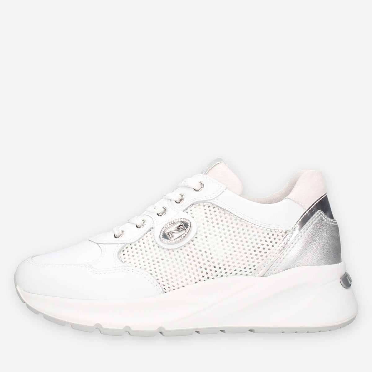 Nero Giardini E615180D-707 Sneakers bianche da donna