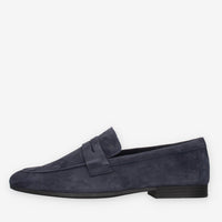 Frau 34B5-BLU Mocassini blu da uomo