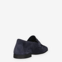 Frau 34B5-BLU Mocassini blu da uomo