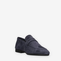 Frau 34B5-BLU Mocassini blu da uomo