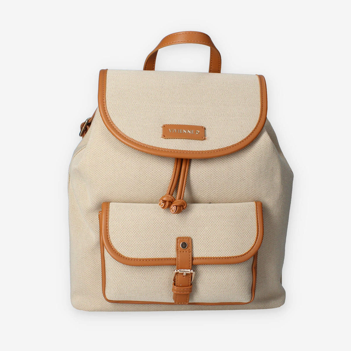 Vivienne D VFA247.CUOIO ZAINO CANVAS