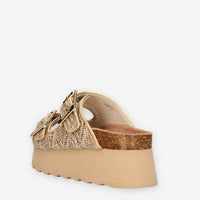 Colors of California HC.BES602-NAT Sandali scalzati beige da donna