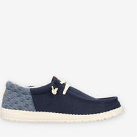 Hey Dude HD.45184-4UX Wally Funk Summer Stitch Slip on blu da uomo