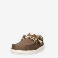 Hey Dude HD.40700-2LN Wally Stretch Canvas Slip on marroni da uomo