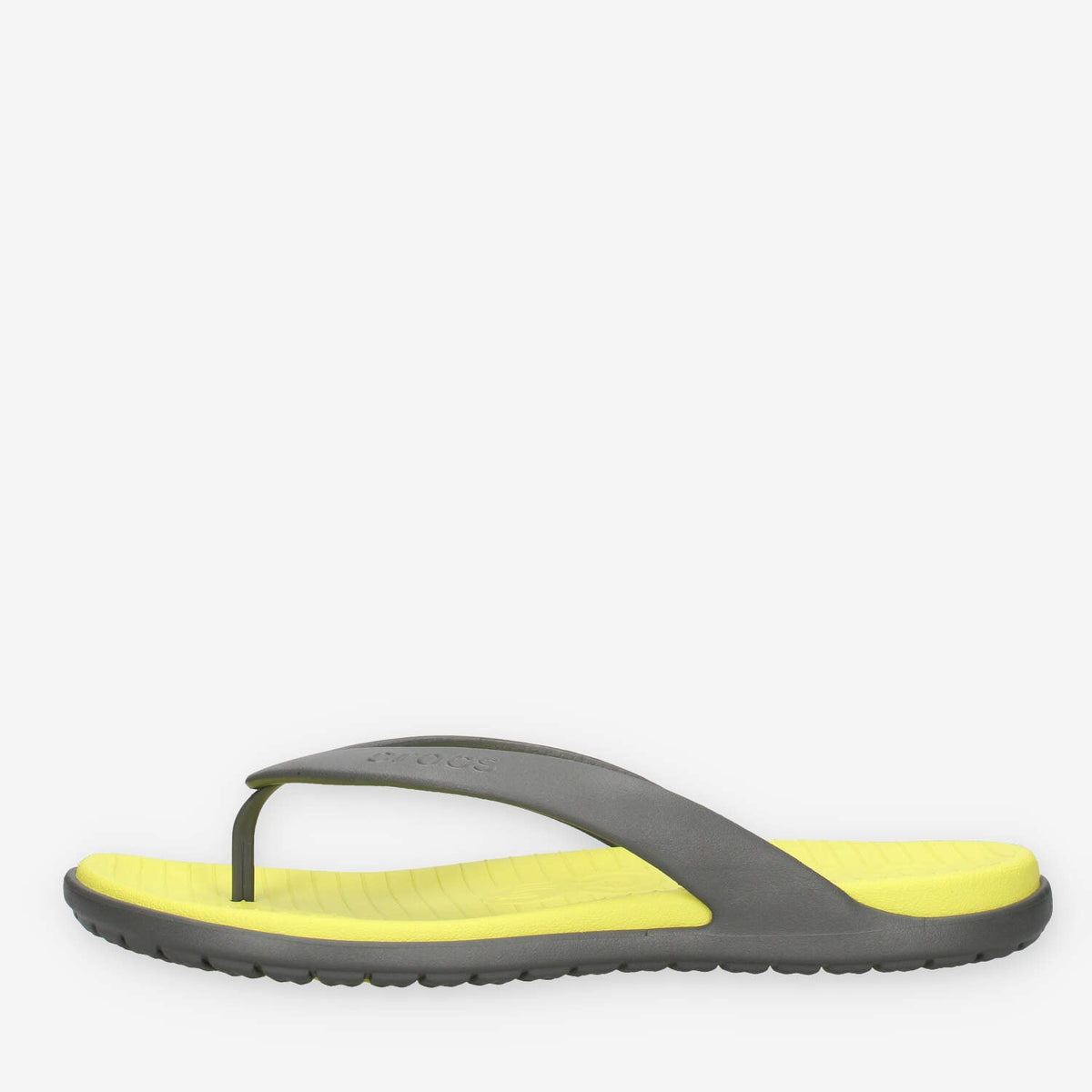 Crocs CR.212035-SGCI Coast Flip Infradito grigie e gialle da uomo