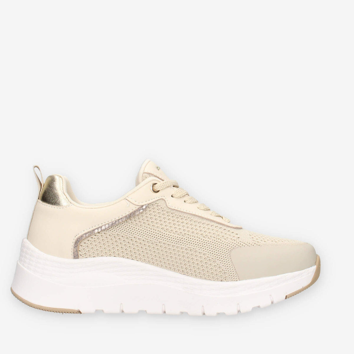Donna Serena 145671DM-BEIGE-PLAT Sneakers beige e platino da donna