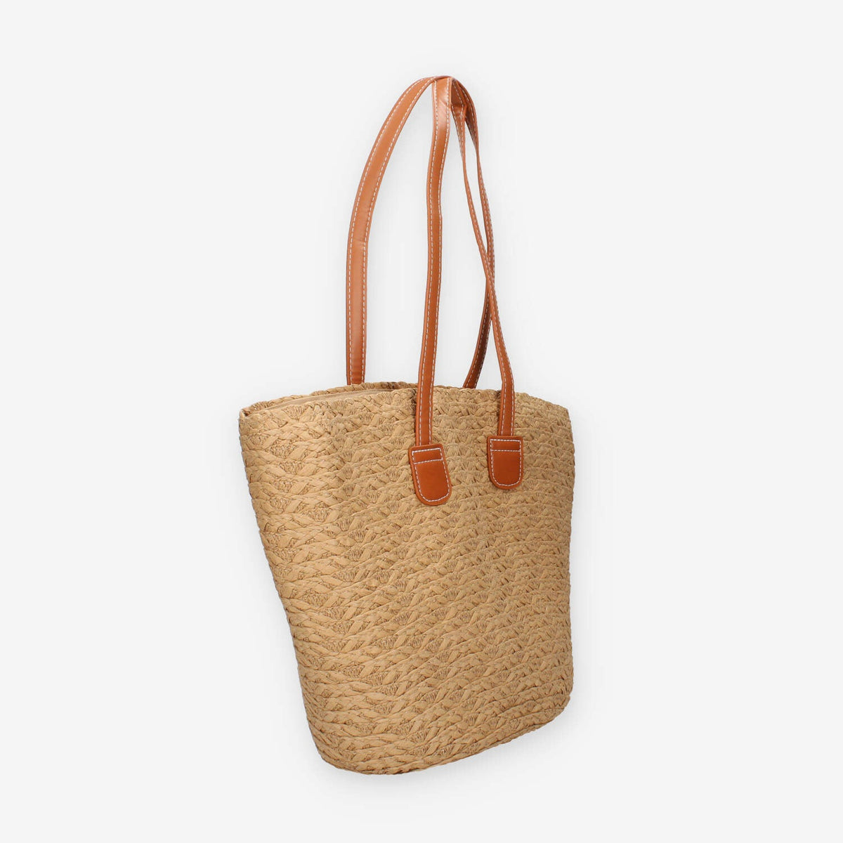 Vivienne D VBB287.BEIGE Borsa a spalla in paglia beige