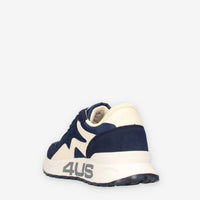 4 US by Paciotti 4US-4-A-BLUE-WHITE Sneakers blu e bianche da uomo
