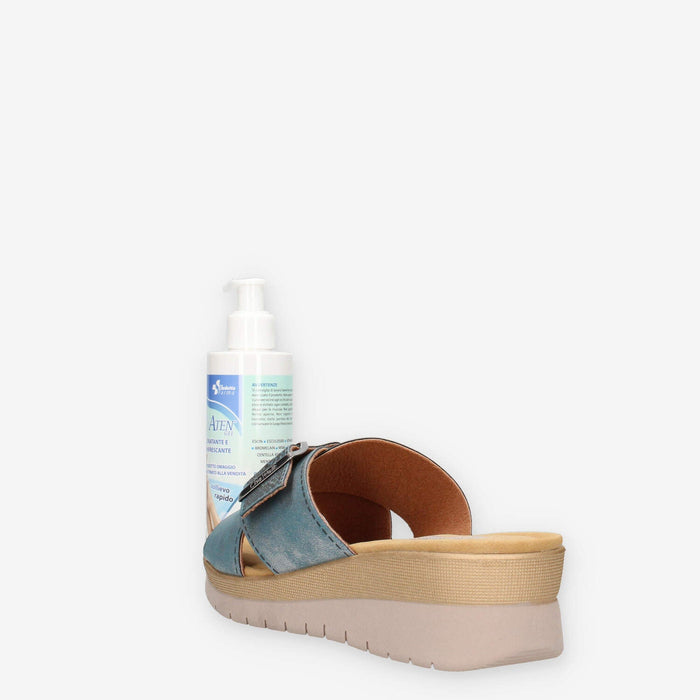 Clia Walk RERLAX18-BLU Ciabatte blu da donna