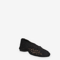 Inuovo YTA009-BLACK Ballerine nere traforate da donna