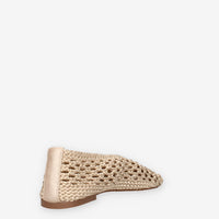 Inuovo YTA009-CHAMPAGNE Ballerine beige traforate da donna