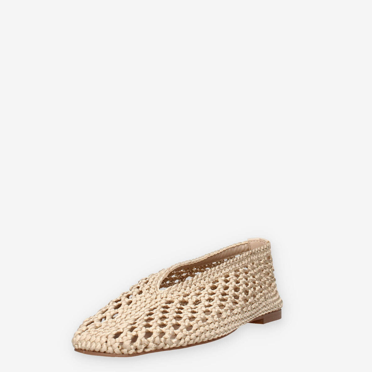 Inuovo YTA009-CHAMPAGNE Ballerine beige traforate da donna