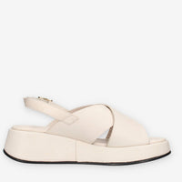 Frau 04M4-BURRO Sandali burro da donna con la zeppa