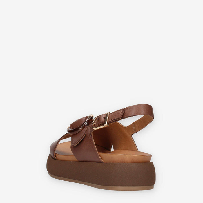 Inuovo A96066-PRALINE Sandali marroni da donna