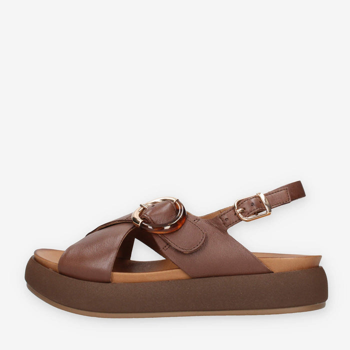 Inuovo A96066-PRALINE Sandali marroni da donna