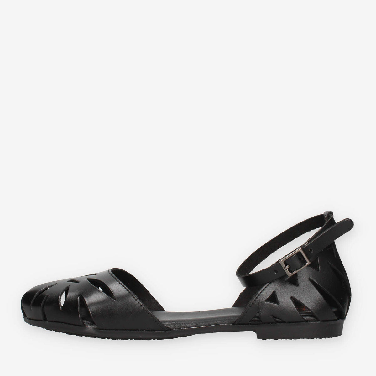 Porronet 3200-NEGRO Sandali bassi neri da donna