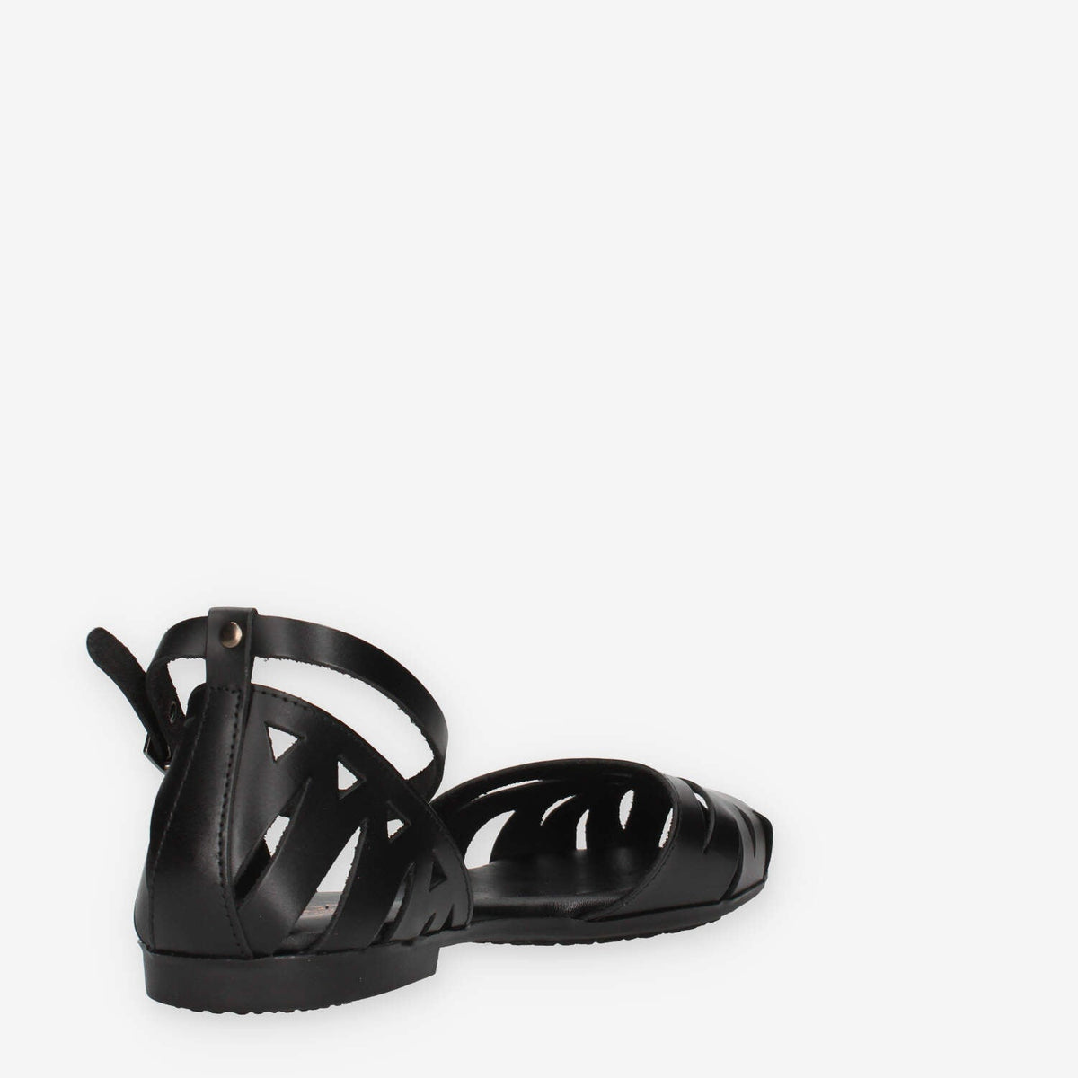 Porronet 3200-NEGRO Sandali bassi neri da donna