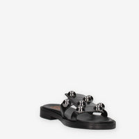 Porronet 3229-NEGRO Sandali scalzati neri da donna