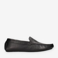 Frau 12M0-BLACK Mocassini neri da uomo