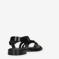 Porronet 3233-NEGRO Sandali bassi neri da donna