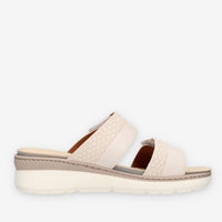 Clia Walk ESTRAIBILE653-CANAPA Ciabatte beige da donna