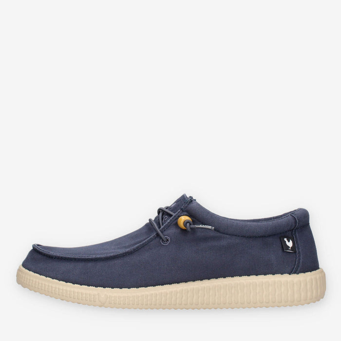 Walk in Pitas WP150-WALLABI-WASHED-05M Slip on blu da uomo