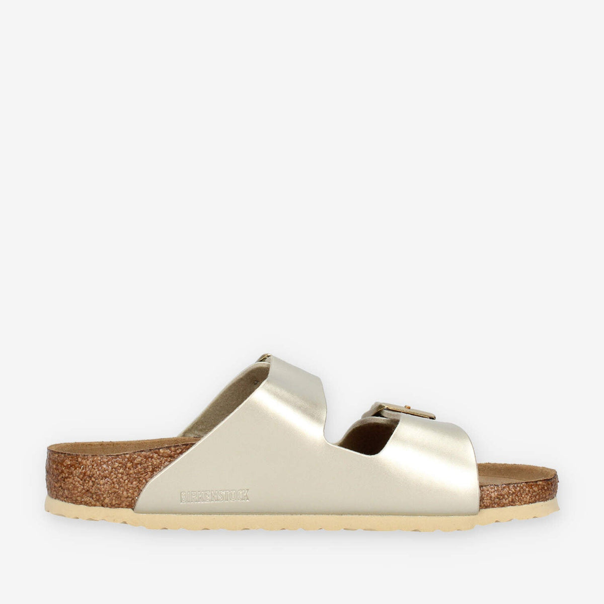 Birkenstock 1014841 Arizona Kids Sandali scalzati oro da bimba (calzata stretta)