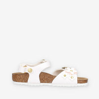 Birkenstock 1029561 Rio Plain AS Kids Sandali bianchi da bimba (calzata stretta)
