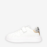 Sneakers Eleganti per Bambina GIRL'S GRACE (KID) - Bianco/Argento con Glitter