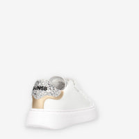 Sneakers Eleganti per Bambina GIRL'S GRACE (KID) - Bianco/Argento con Glitter
