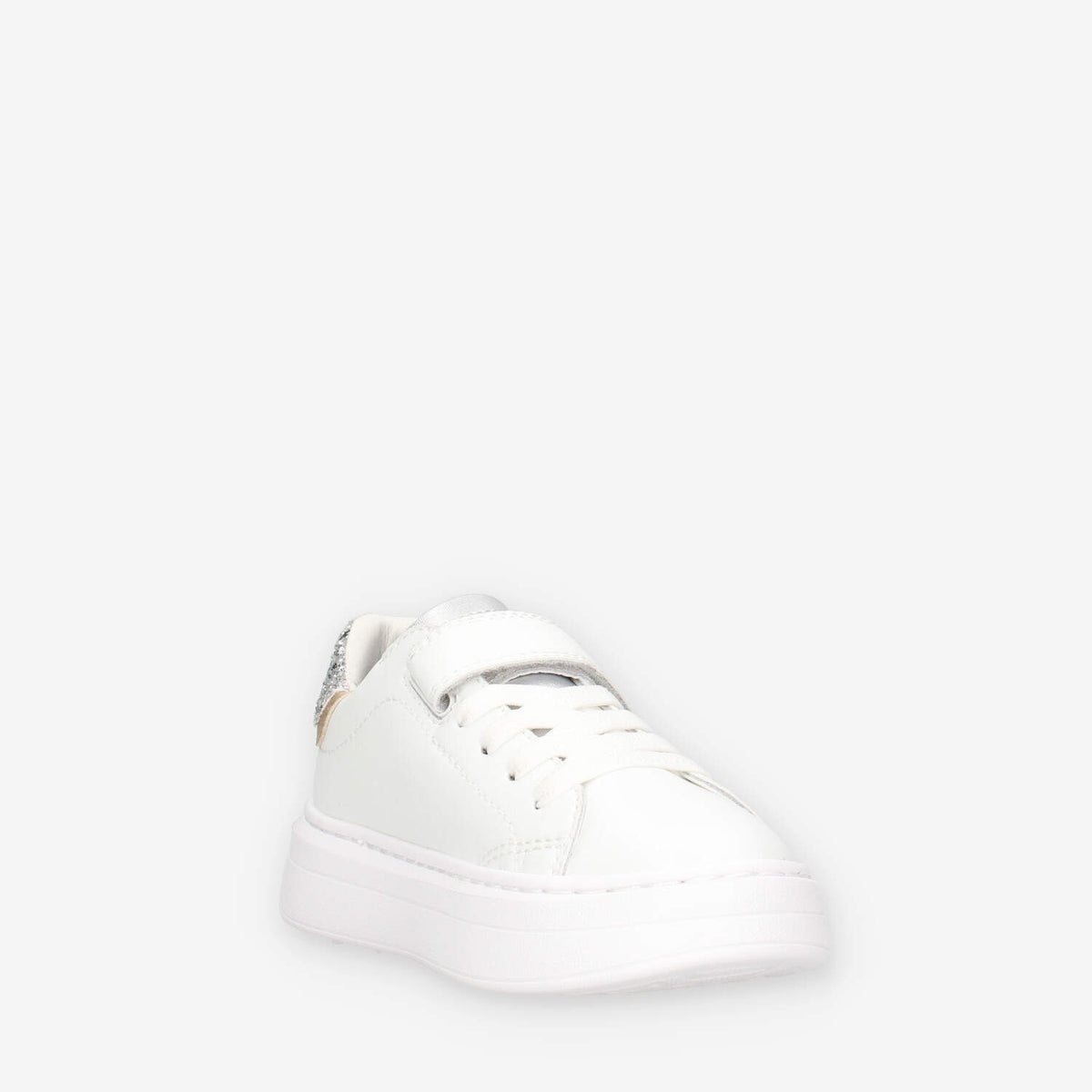 Sneakers Eleganti per Bambina GIRL'S GRACE (KID) - Bianco/Argento con Glitter