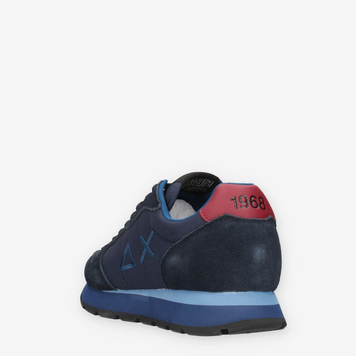 Sneakers Sun 68 TOM SOLID - Eleganza e Comfort in Navy Blue e Bordeaux