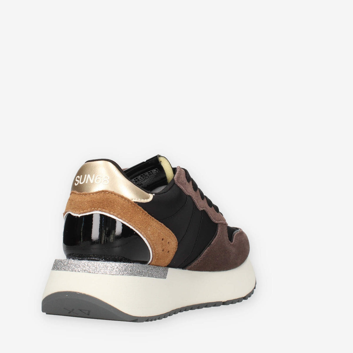 Sneaker BIG STARGIRL MIX MATERIALS - Sun 68 Z46229-11NERO