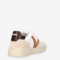 Sneakers bianche e camel da uomo - Victoria