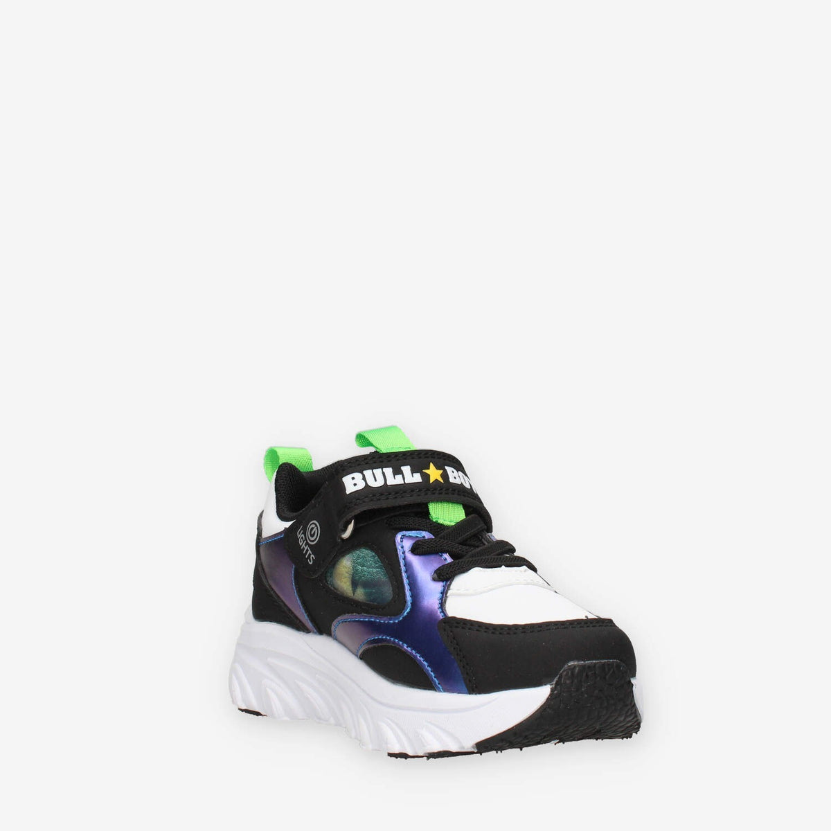 Sneakers OCCHIOSAURO Blu e Nere per Bambini - Bull Boys