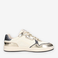 Sneakers Teddy Smith 121157-GOLD in Pelle con Dettagli Dorati