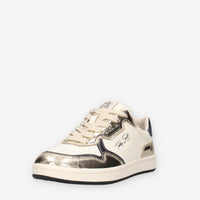 Sneakers Teddy Smith 121157-GOLD in Pelle con Dettagli Dorati