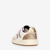 Sneakers Glamour Beige con Dettagli Glitterati - Teddy Smith