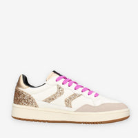 Sneakers Glamour Beige con Dettagli Glitterati - Teddy Smith