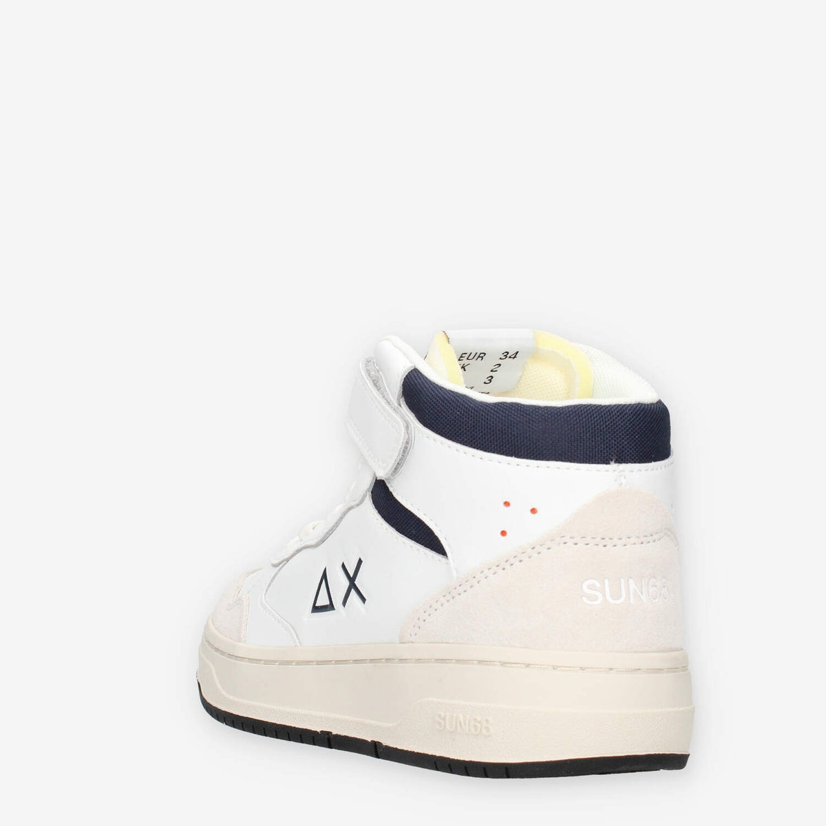 Scarpe da Ragazzo Sun 68 Boy's Big Basket Evo Midi (Kid) - Colore Bianco