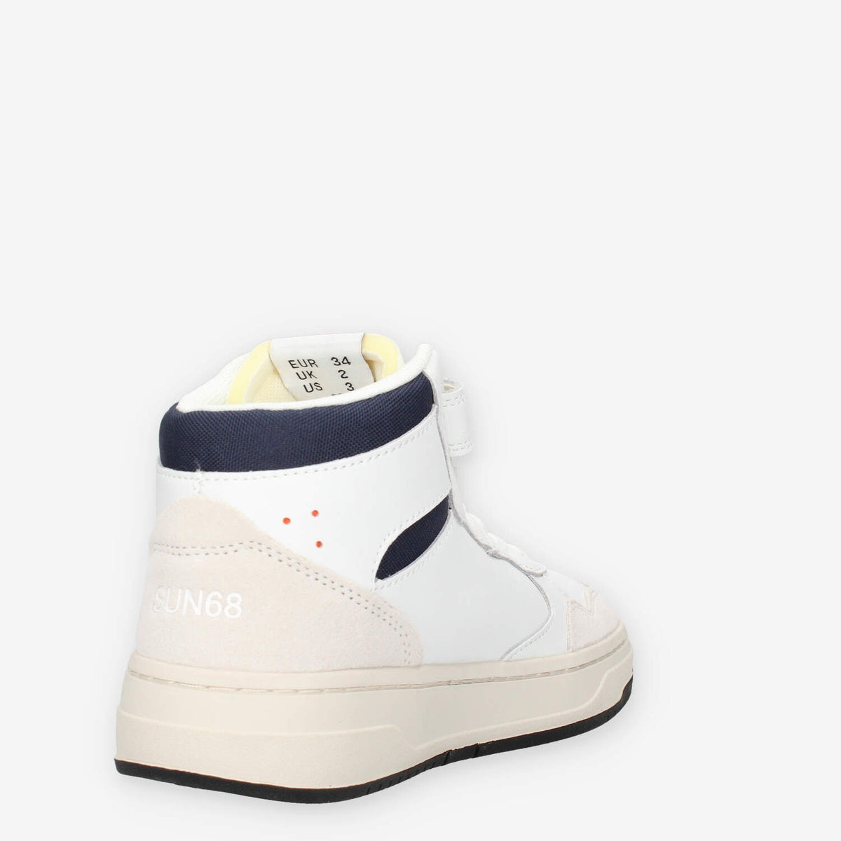 Scarpe da Ragazzo Sun 68 Boy's Big Basket Evo Midi (Kid) - Colore Bianco