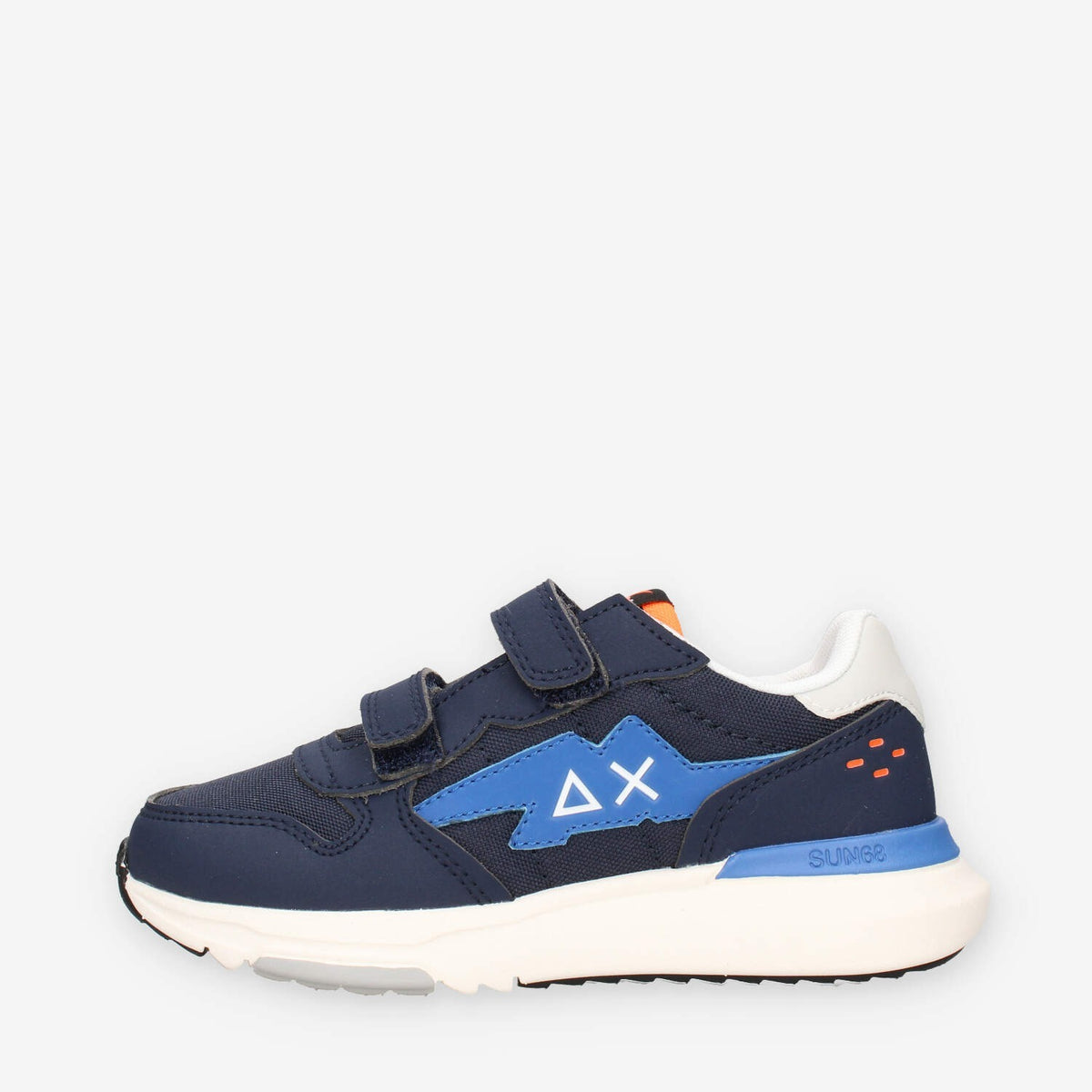 Scarpe da Bambino Niki Solid in Blu Navy - Sun 68
