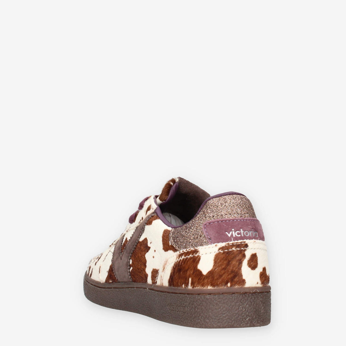 Sneakers Victoria in Pelle con Stampa Animalier