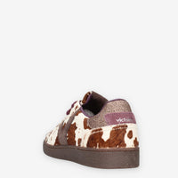 Sneakers Victoria in Pelle con Stampa Animalier