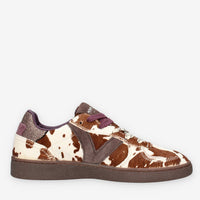 Sneakers Victoria in Pelle con Stampa Animalier