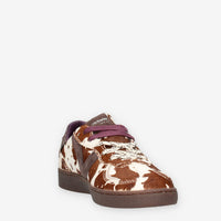 Sneakers Victoria in Pelle con Stampa Animalier
